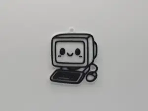 Cute Computer Keychain