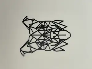 STAFFORDSHIRE BULL TERRIER WALL SCULPTURE