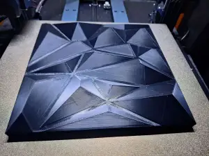 Geometric Shaped Wall Panel With Empty Back for Sound Insulation