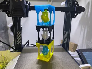 A Stackable Benchy Dry Dock + Label