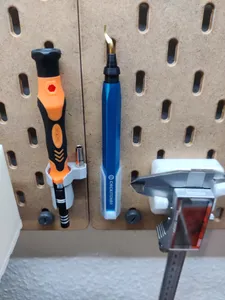 Ikea Skadis Mount for CNC Kitchen Deburring Tool
