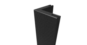 Corner for 3 mm plate, honeycomb pattern
