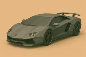 Low Poly Lambo