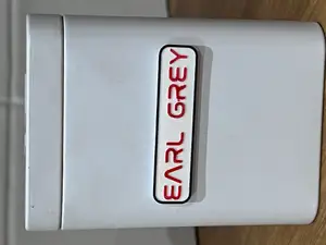 Tea tin labels (Nasa Font)