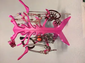 Jewelry stand for earrings, bracelets, rings and necklaces