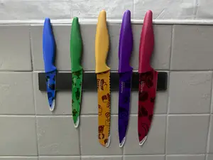 Basic Wall Mount Kitchen Knife Holder 5 set