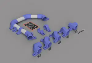 Pipe fittings Clamp/Clip Ø20mm Hexagonal - Clips per fissaggio tubi Ø20mm esagonale