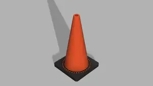 Traffic Cone (1/10 Scale)