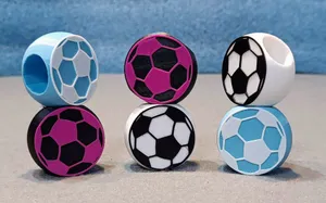 Soccer Ball Scarfring for Scouts and Guides - Pasapañuelo de pelota de futbol