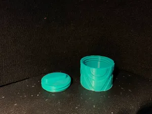 Abstract small jar