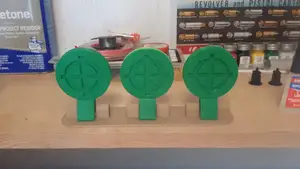 Rubberband gun target