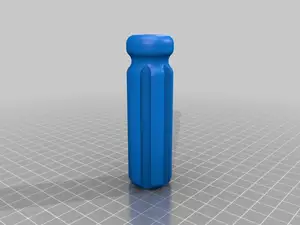 1/4" inch screwdriver handle for 3" long bits.