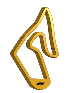 F1 Austrian Grand Prix trophy (Track trophy) - with stand!
