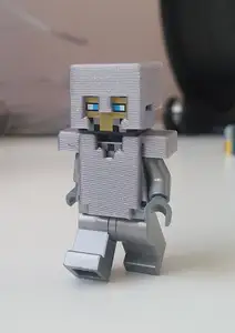 Lego Minecraft helmet and body armor