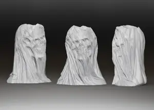 Ghost Bride Skull Planter Vase