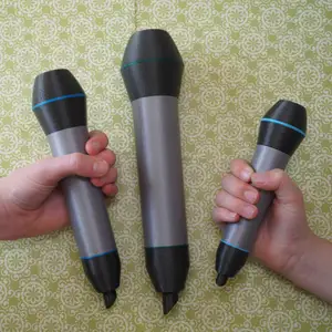 Twist-and-lock microphone toy / prop