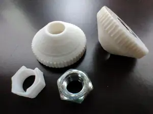 M6 Conic Finger Nuts, Three Types with STL, STEP and FCStd FreeCAD source