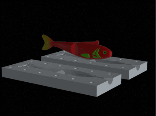 Fishing lure / bait mold