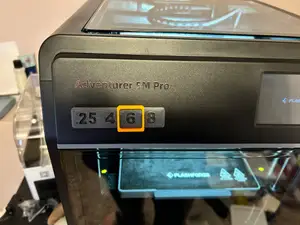 Flashforge AD5M Nozzle indicator