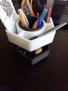 Desk organizer BOLT desktop organizer organizers office organizer table pencil holder pen holder pencil stand pen stand easy print without support tested