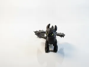 Toothless Dragon Figurine Cartoons 3D Printable