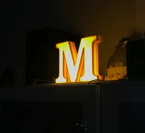 Letter M Lamp