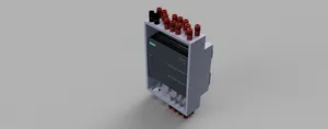 Extension base for banana cable adapters to PLC Siemens 1214 DC/DC/DC