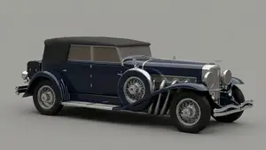Vintage Cars - 1930 Duesenberg Model J Convertible Sedan