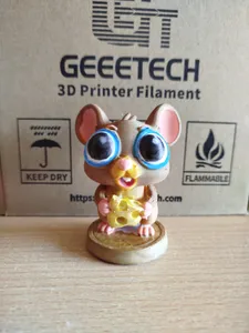 Cute mouse with cheese