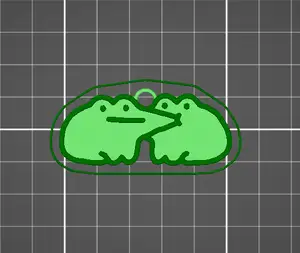 Keychain frog cute frogs keyring