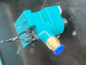 Voron 0.2 rear right foot but with M6 push fitting