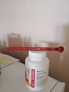 Measuring spoon 1 ml with voronoi pattern / Odměrná lžička 1 ml s voroni vzorem