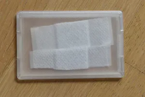 Band-aid credit card shaped box (e.g. for wallet)