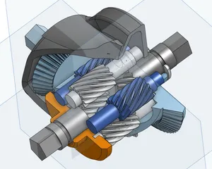 "Limited Slip" Torsen differential Type 2