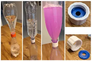 Bottle Connector for Swirl / Vortex / Tornado in a Bottle