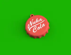 Fallout Nuka Cola Cap Keychain