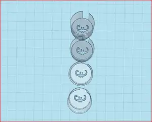 piggy banks to save 10 euros (with one euro)