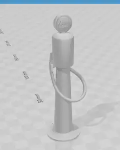 1920s Esso Gasoline Pump 1/64 Scale