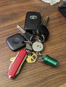 Simple Little Keychain Pill Canister