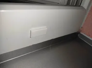 Plastic window drainage cover
