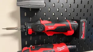 Milwaukee akku soldering iron holder for Ikea Skadis