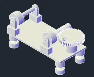 FILAMENT DIRECTOR - 3D PRINTED DIRECTIONAL DEVICE TO GUIDE FILAMENT WINDING ON A SPOOL.