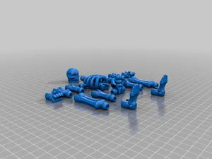 Skeletal Figurine (Must Assemble!)