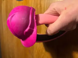 construction helmet for headband