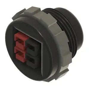 Anderson Powerpole Chassis Mount (for 2 stacked connectors) Updated 3-15-2025