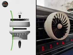 Turbofan aroma diffuser - Car vent mini Jet engine