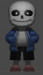 Sans Undertale Model