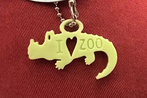 Crocodile tag smaller for keychains