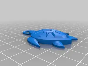 turtle keychain (flat bottom)