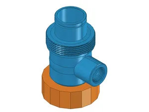Intex 2" Pool Hose Tee with Rp 1/2" Port